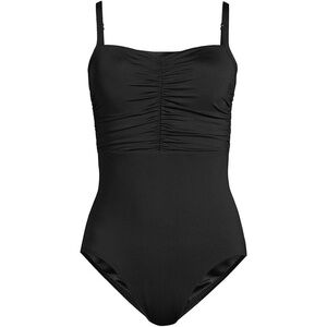 Lands’ End Chlorine Resistant Tummy Control Sweetheart One Piece Swimsuit 14D